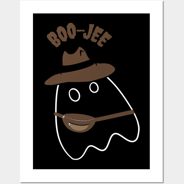 BOO-JEE Ghost Wall Art by Cotton Candy Art